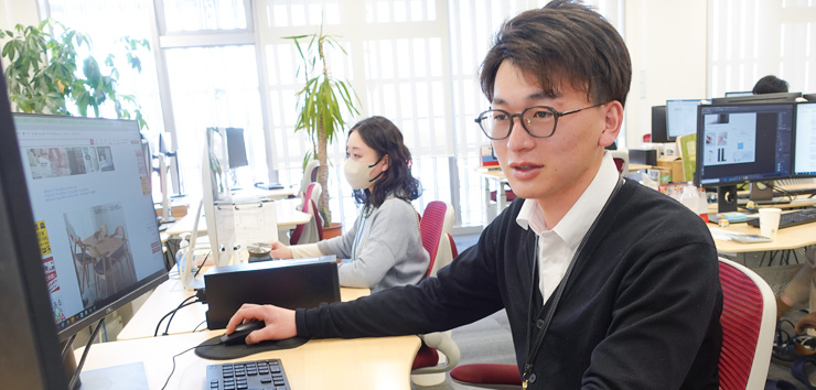 インタビュー風景