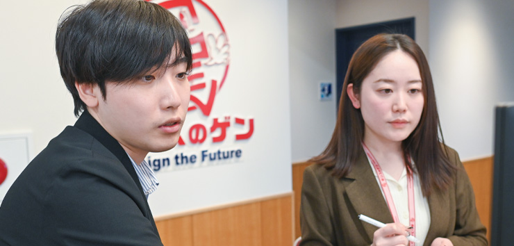 インタビュー風景