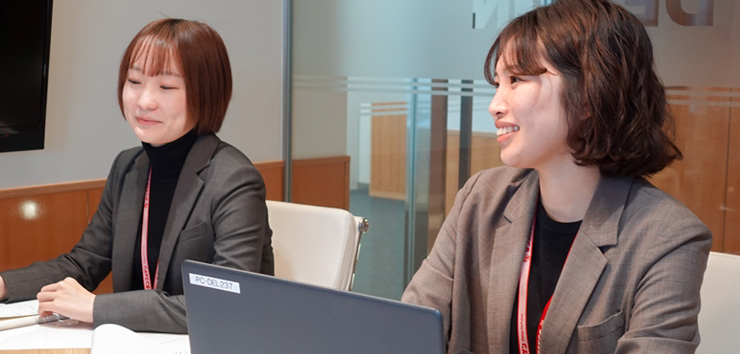 インタビュー風景