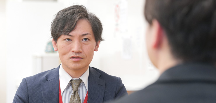 インタビュー風景