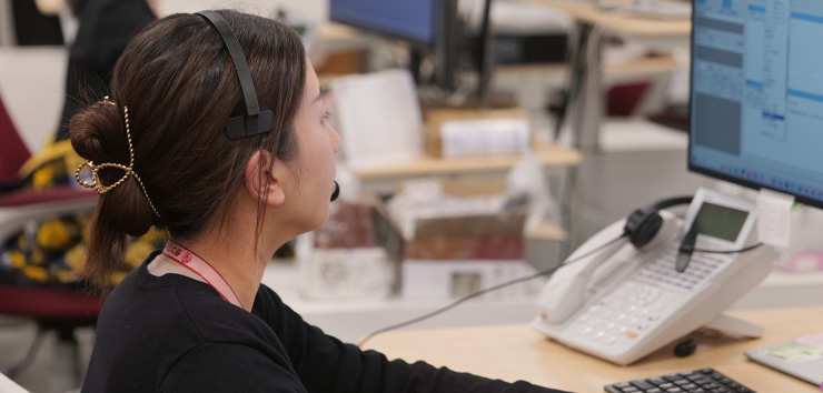 インタビュー風景