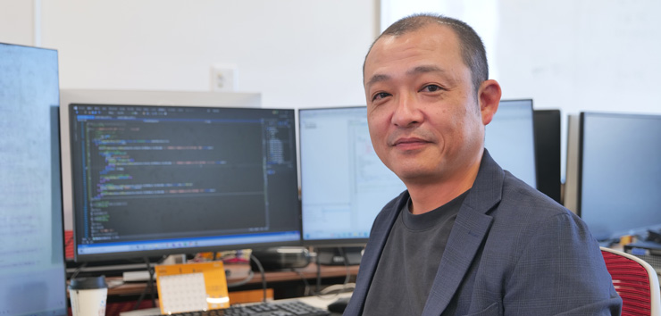 インタビュー風景