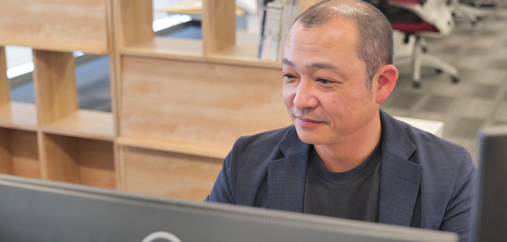 インタビュー風景