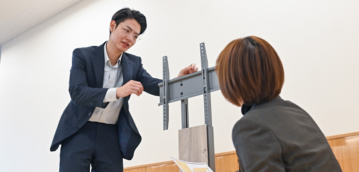 インタビュー風景