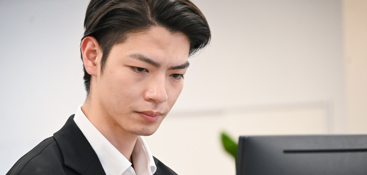 インタビュー風景