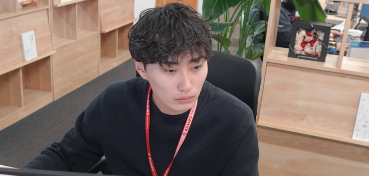 インタビュー風景